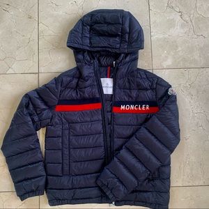 Moncler Youth Navy Puffer Jacket